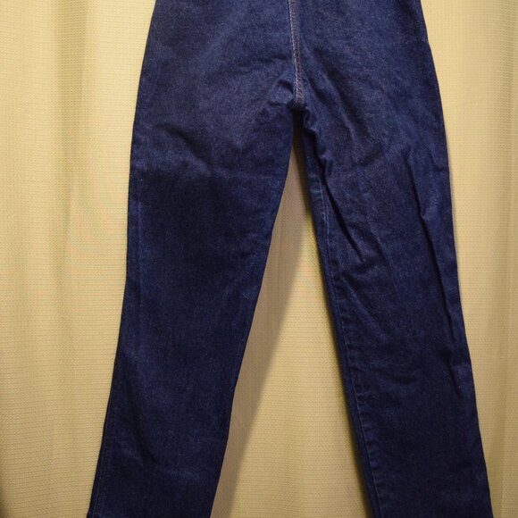VTG Rockies High Waisted Dark Denim Jeans Womens Size 26 / 3 Yoked "V" Stitching - Picture 8 of 8